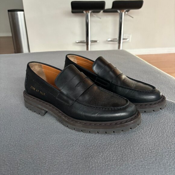 Common Projects - Black Loafers - Size 9